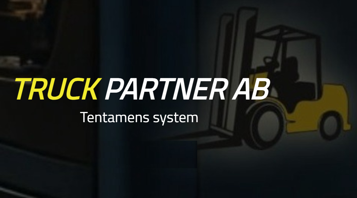 نظام الاختبار لشركة Truck Partner